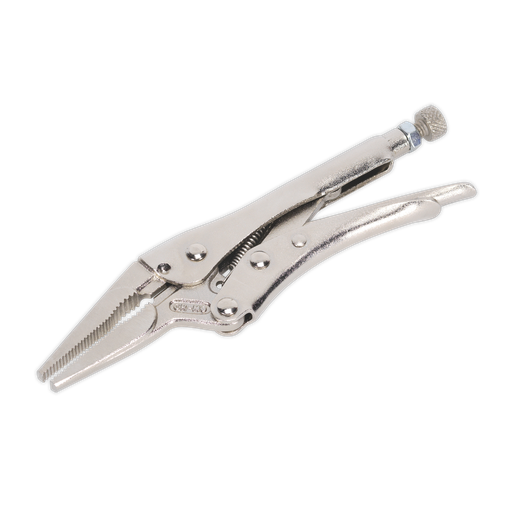 [AK6824] Sealey Premier Long Nose Locking Pliers 170mm 0-50mm Capacity
