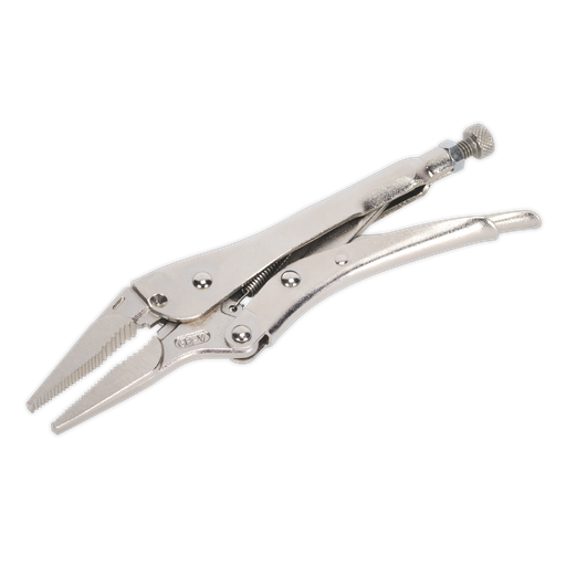 [AK6825] Sealey Premier Long Nose Locking Pliers 210mm 0-60mm Capacity