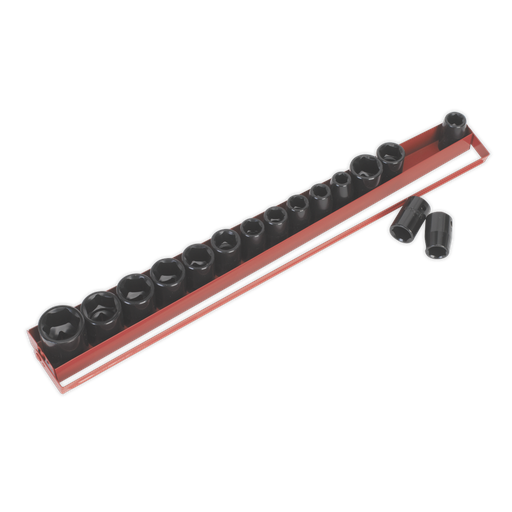 [AK684] Sealey Premier Metric/Imperial Impact Socket Set 1/2"Sq Drive 16pc