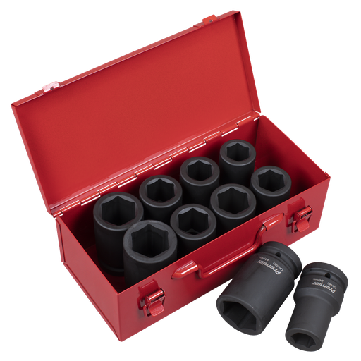 [AK689] Premier Metric/Imperial Deep Impact Socket Set 1"Sq Drive 10pc