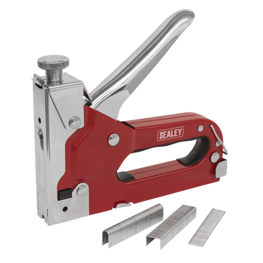 [AK7061] Sealey Premier Heavy-Duty Staple & Brad Nail Gun