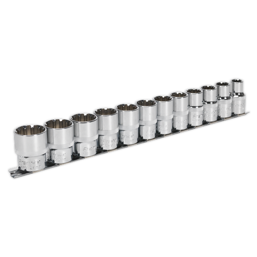 [AK70612] Sealey Premier Socket Set 1/2"Sq Drive12pc