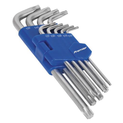[AK7142] Sealey Premier Long TRX-Star* Key Set 9pc