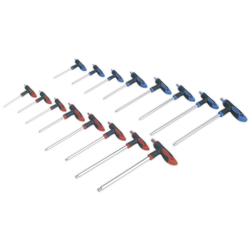 [AK7147] Sealey Premier T-Handle TRX-Star* & Hex Key Set 16pc