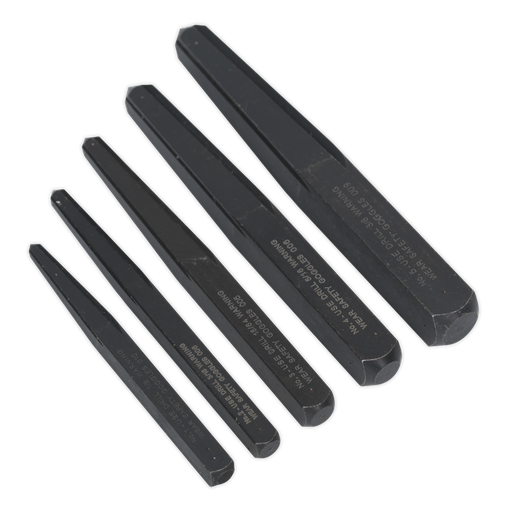 [AK719] Sealey Square Type Screw Extractor Set 5pc