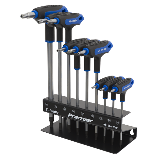 [AK7196] Sealey Premier T-Handle TRX-Star* Key Set 9pc
