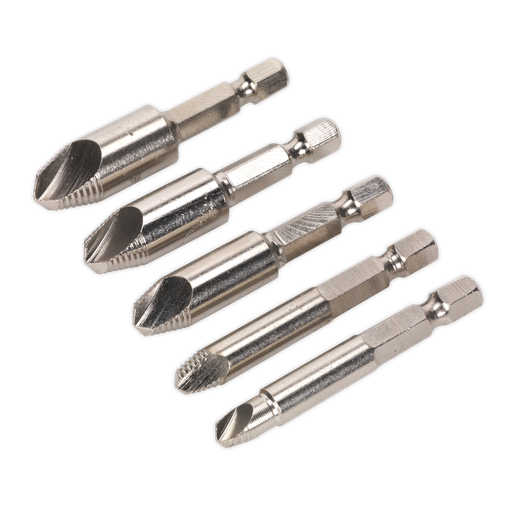 [AK7228] Sealey HSS Screw Extractor Set 5pc