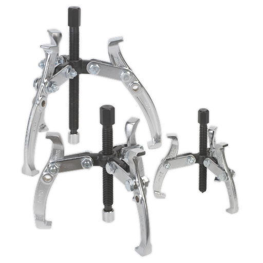 [AK78] Sealey Triple Leg Gear Reversible Puller Set 3pc