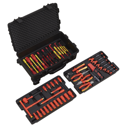 [AK7938] Sealey Premier Insulated Tool Kit 3/8"Sq Drive 1000V 50pc - VDE Approved