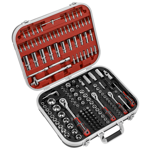 [AK7981] Sealey Premier Socket Set 1/4", 3/8" & 1/2"Sq Drive 172pc