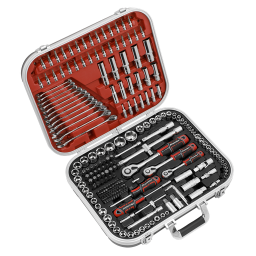 [AK7982] Sealey Premier Socket Set 1/4", 3/8" & 1/2"Sq Drive 216pc