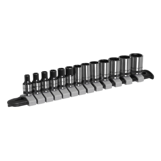 [AK7990] Sealey Premier Black Socket Set 1/4"Sq Drive 13pc