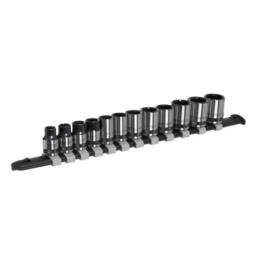 [AK7992] Sealey Premier Black Socket Set 3/8"Sq Drive 12pc