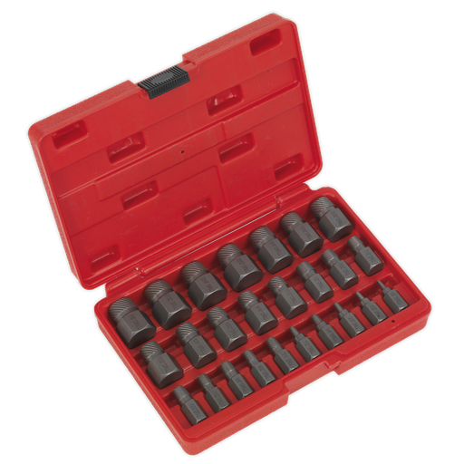 [AK8182] Sealey Multi-Spline Screw Extractor Set 25pc