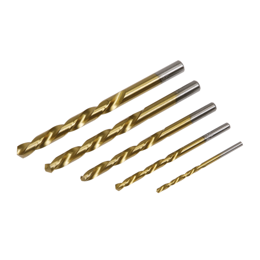 [AK8189] Sealey Left-Hand Spiral Drill Bit Set 5pc