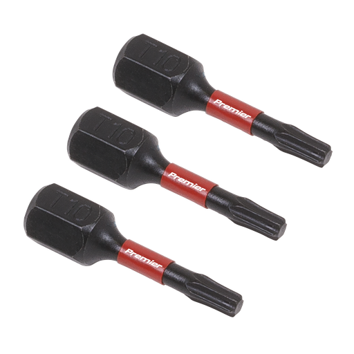[AK8215] Sealey Premier TRX-Star* Impact Power Tool Bits T10 x 25mm 3pc