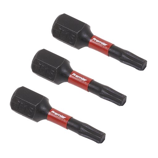[AK8216] Sealey Premier TRX-Star* Impact Power Tool Bits T15 x 25mm 3pc