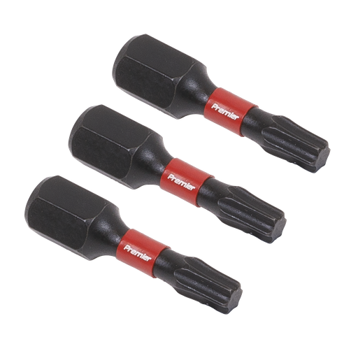 [AK8217] Sealey Premier TRX-Star* Impact Power Tool Bits T20 x 25mm 3pc