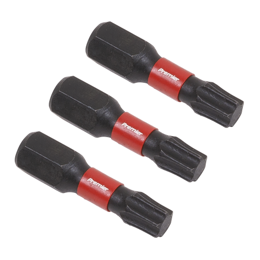 [AK8219] Sealey Premier TRX-Star* Impact Power Tool Bits T27 x 25mm 3pc