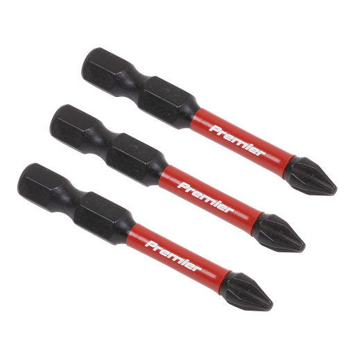 [AK8230] Sealey Premier Phillips Impact Power Tool Bits #2 x 50mm 3pc