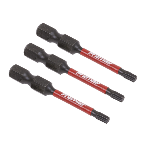 [AK8241] Sealey Premier TRX-Star* Impact Power Tool Bits T15 x 50mm 3pc