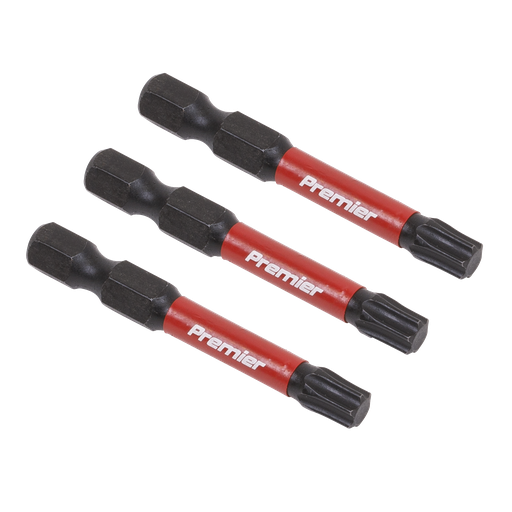 [AK8245] Sealey Premier TRX-Star* Impact Power Tool Bits T30 x 50mm 3pc