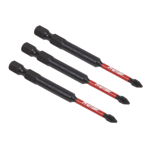 [AK8254] Sealey Premier Phillips Impact Power Tool Bits #1 x 75mm 3pc