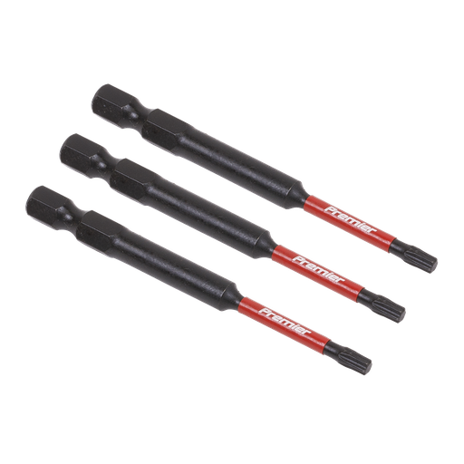 [AK8266] Sealey Premier TRX-Star* Impact Power Tool Bits T15 x 75mm 3pc