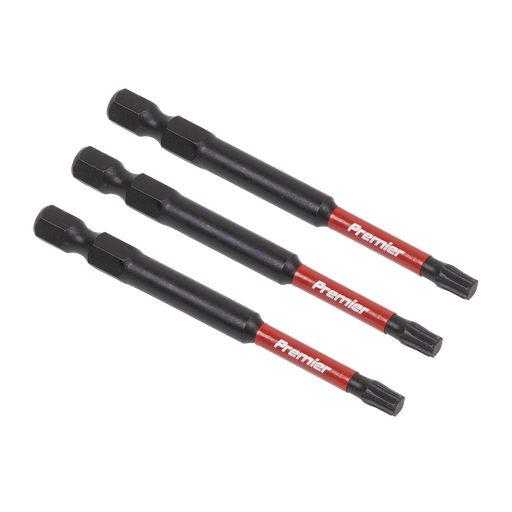 [AK8268] Sealey Premier TRX-Star* Impact Power Tool Bits T25 x 75mm 3pc