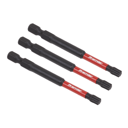 [AK8269] Sealey Premier TRX-Star* Impact Power Tool Bits T27 x 75mm 3pc