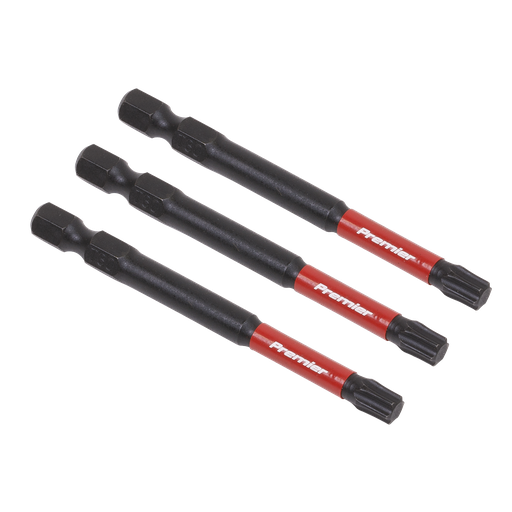 [AK8270] Sealey Premier TRX-Star* Impact Power Tool Bits T30 x 75mm 3pc