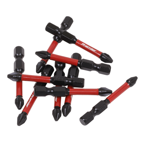 [AK8274] Sealey Premier Phillips Impact Power Tool Bits #2 x 50mm 10pc