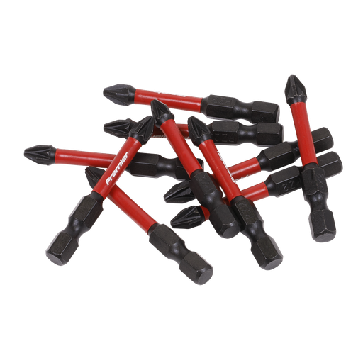 [AK8275] Sealey Premier Pozi Impact Power Tool Bits #2 x 50mm 10pc