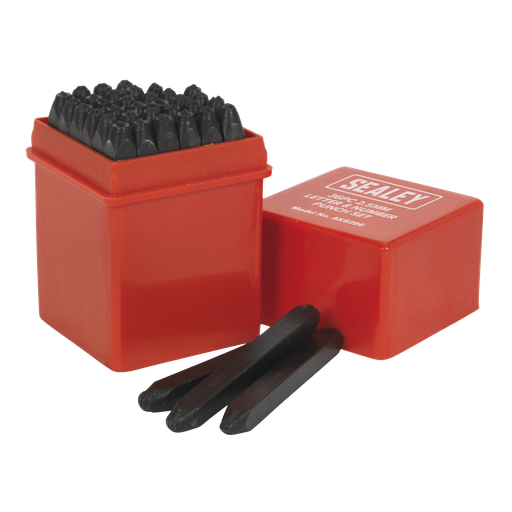 [AK8296] Sealey Letter & Number Punch Set 2.5mm 36pc