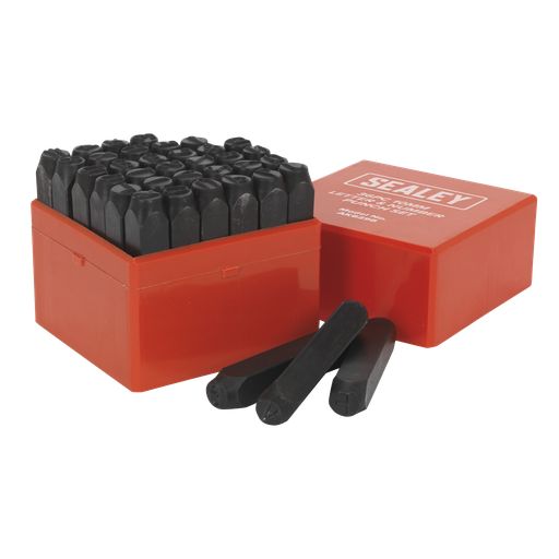 [AK8298] Sealey Letter & Number Punch Set 10mm 36pc