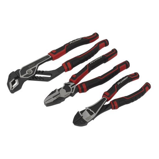 [AK8377] Sealey Premier High Leverage Pliers Set 3pc