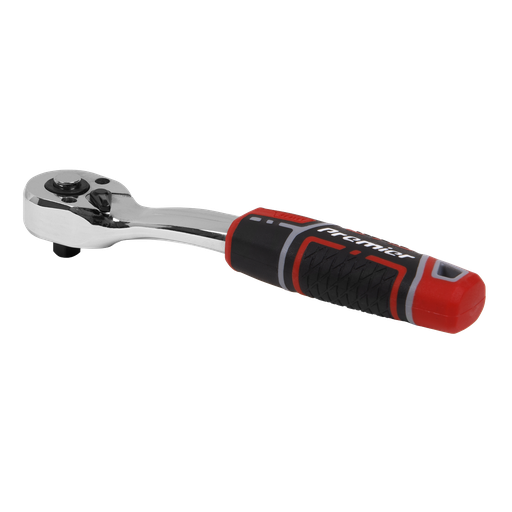 [AK8937] Sealey Premier Offset Ratchet Wrench with Flip Reverse 1/4"Sq Drive