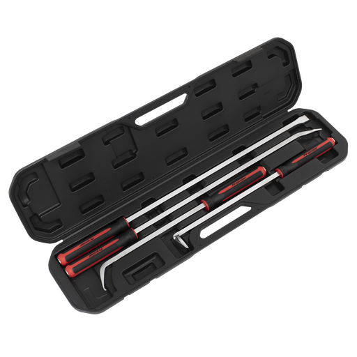 [AK9100] Sealey Premier Heavy-Duty Pry Bar Set 4pc