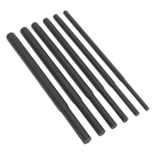 [AK91226] Sealey Premier Heavy-Duty Parallel Pin Punch Set 6pc