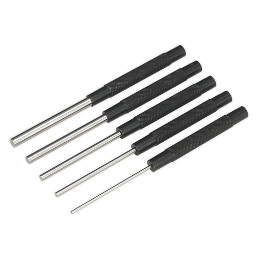 [AK9124] Sealey Imperial Parallel Long Pattern Pin Punch Set 5pc