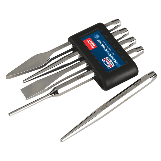 [AK9127] Sealey Premier Punch & Chisel Set 5pc