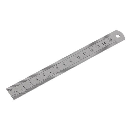 [AK9640] Sealey Stainless Steel Rule 6" (150mm)
