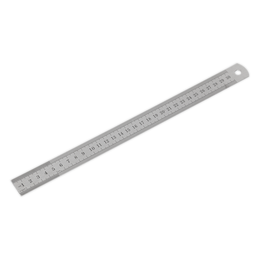 [AK9641] Sealey Stainless Steel Rule 12" (300mm)