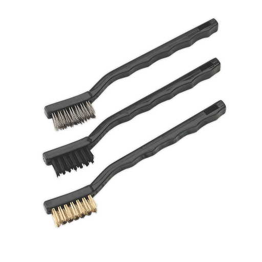 [AK9791] Sealey Miniature Brush Set 3pc