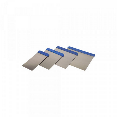 [EMM.9100] Colad Set Of 4 Japanese Putty Knives Various Sizes Flexible Stee