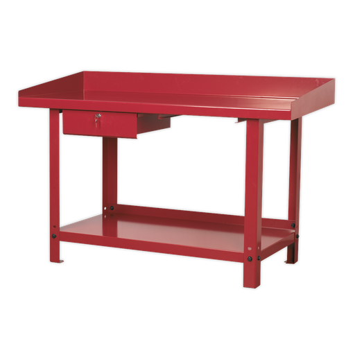 [AP1015] Steel Workbench with Drawer 1.5m