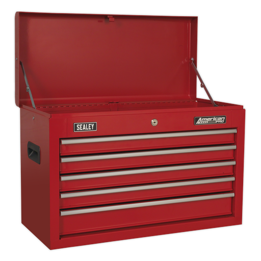[AP225] American PRO® Topchest 5 Drawer - Red