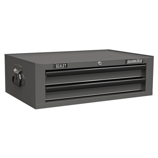 [AP26029TG] Sealey Superline PRO® Mid-Box Tool Chest 2 Drawer - Grey/Black