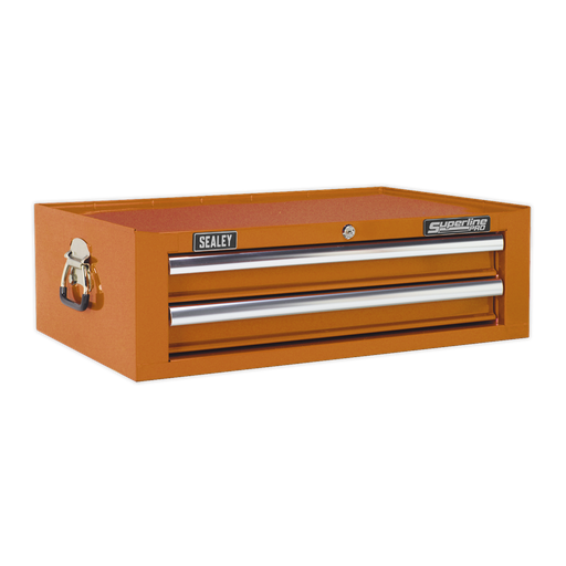 [AP26029TO] Sealey Superline PRO® Mid-Box Tool Chest 2 Drawer - Orange