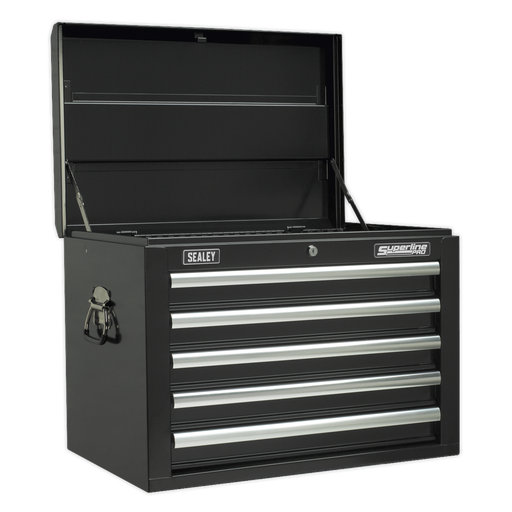 [AP26059TB] Sealey Superline PRO® Topchest 5 Drawer - Black